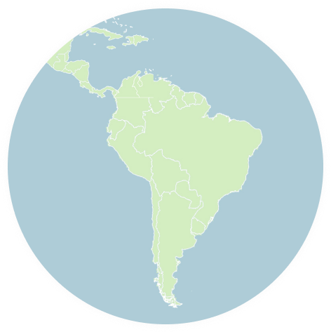 Map of the Americas