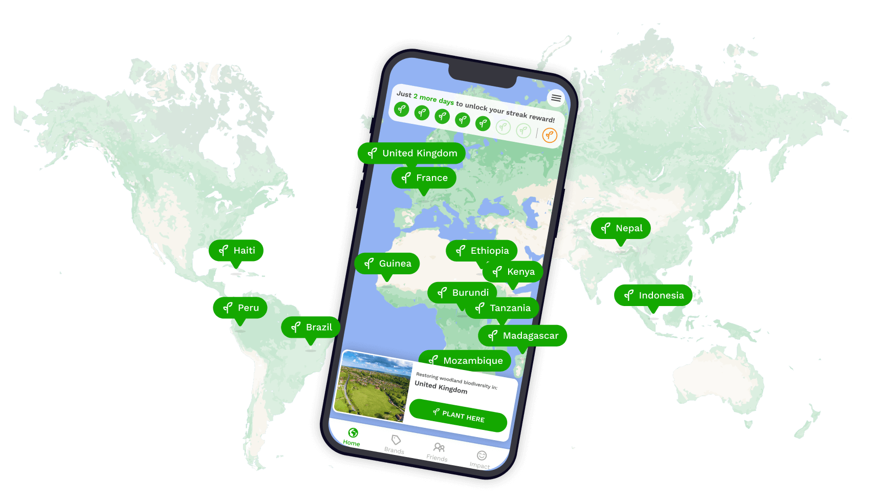 The Treeapp mobile app