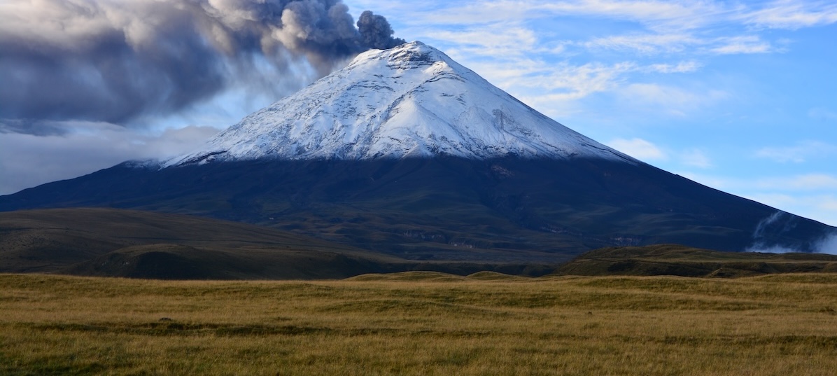 Numerous volcanoes are in proximity of our planting sites in Ecuador