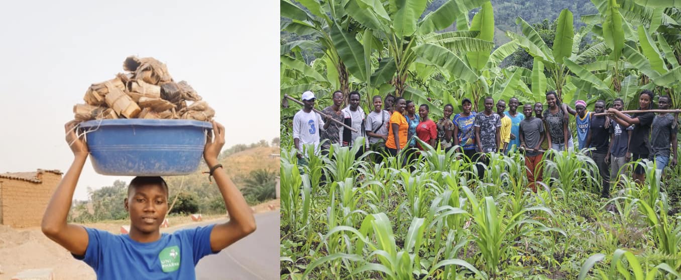 Treeapp’s biodegradable seedling bags are brought to the tree nurseries.